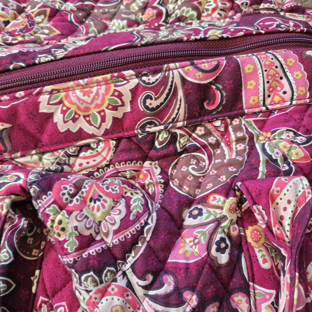 Vera Bradley Very Berry Paisley Duffle Bag - Picture 3 of 5